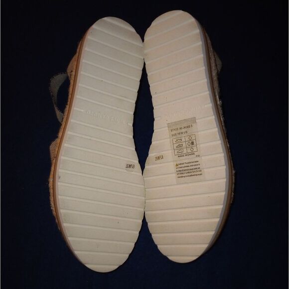 🔥Vince Camuto Kolindia 2 Women's Open Toe Platform Sandals Beige/Black - Picture 4 of 4